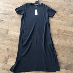 Wool tunic in black